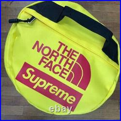 Supreme x The North Face Collaboration Backpack Nylon Yellow Excellent