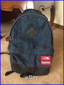 Supreme x The North Face Denim Backpack/Daypack (MESSAGE FOR LOWER PRICE)