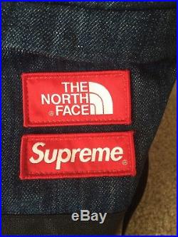 Supreme x The North Face Denim Backpack/Daypack (MESSAGE FOR LOWER PRICE)