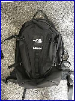 Supreme x The North Face Expedition Bag Black Back Pack + Receipt
