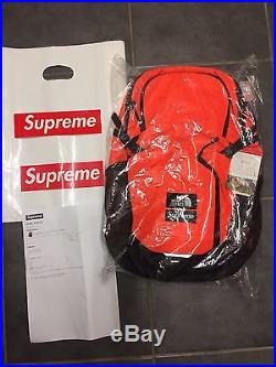 Supreme x The North Face Ponoco Backpack Power Orange/Black BNWT