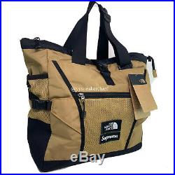 Supreme x the North Face Adventure Tote tnf jacket brown bag backpack parka