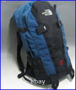 THE NORTH FACE Auth A-5 Nylon Rucksack Backpack Blue X Black Used from Japan