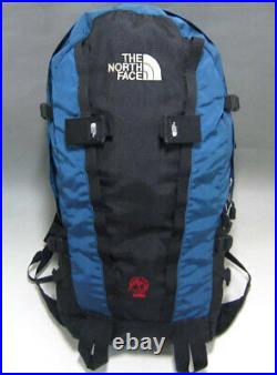 THE NORTH FACE Auth A-5 Nylon Rucksack Backpack Blue X Black Used from Japan