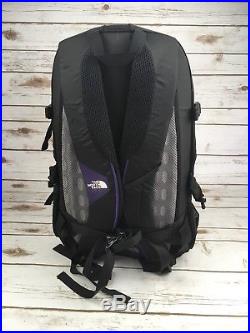 THE NORTH FACE BACKPACK Hot Shot Laptop Purple Black Case Bag Travel NWT/DEFECT