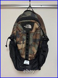 THE NORTH FACE Backpack EXTRA SHOT NM72200 TNF Camo Print with Tote Bag USED F/S