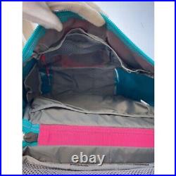 THE NORTH FACE Backpack Rucksack Pink Blue NMU20000 for Men 38×26.5×12cm USED