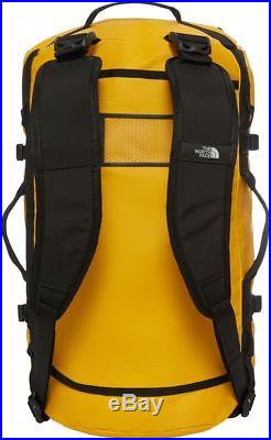 THE NORTH FACE Base Camp Duffel Bag/Backpack Summit Gold TNF Black Sz Large