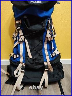 THE NORTH FACE GRANITE INTERNAL FRAME backpack Hiking Camping Black/Blue LARGE