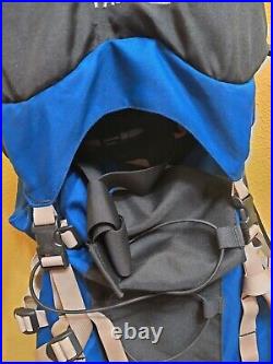 THE NORTH FACE GRANITE INTERNAL FRAME backpack Hiking Camping Black/Blue LARGE