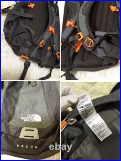 THE NORTH FACE Gray Backpack Travel Men Unisex Air Cushion Inner Pockets