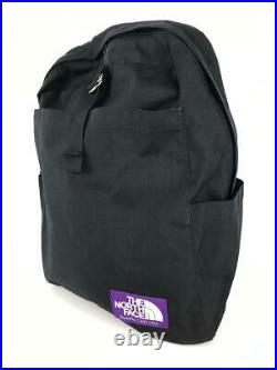 THE NORTH FACE PURPLE LABEL Backpack Bag Black Polyester Plain Used