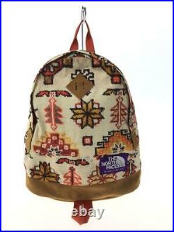 THE NORTH FACE PURPLE LABEL Backpack Bag Ivory Cotton NN7153N Used From Japan
