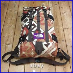 THE NORTH FACE PURPLE LABEL Backpack Kilim Kelter Sack White Used from Japan F/S