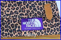 THE NORTH FACE PURPLE LABEL NANAMICA Leopard Brown Suede Backpack UBER RARE