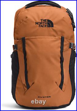 THE NORTH FACE Pivoter School Laptop Backpack, Leather Brown