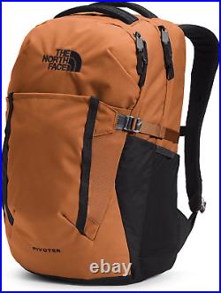 THE NORTH FACE Pivoter School Laptop Backpack, Leather Brown