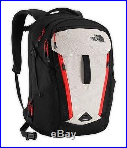 THE NORTH FACE Surge Men's Backpack TNF Black/Fiery Red -MSRP $129