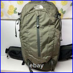 THE NORTH FACE TELLUS 25 Backpack NM61511 Khaki Vintage Rare Model Lightly Used