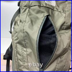 THE NORTH FACE TELLUS 25 Backpack NM61511 Khaki Vintage Rare Model Lightly Used