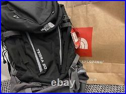 THE NORTH FACE Terra 50 Backpack/Rucksack Black/GREY BRAND NEW RRP is £122
