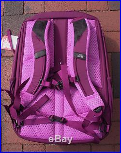 The North Face Womens Recon Laptop Backpack- Daypack Clg3- Pamplona Purple