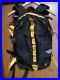 THE-NORTH-FACE-Yellow-and-Black-Backpack-Vintage-outdoor-travel-fishing-F-S-01-uj