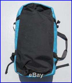 The NORTH FACE Blue Base Camp Duffle Bag Large 95 Liter Backpack Travel