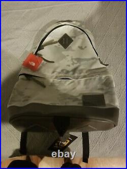 The North Face'68 TNF White Multicam Leather/Nylon DayPack USA Made NWT $249