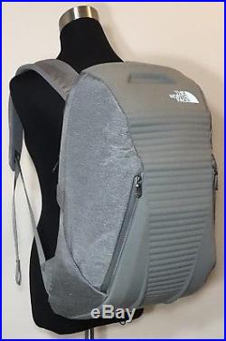 The North Face Access Pack Backpack Asphalt Gray Laptop Fleece Media Pockets