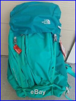 The North Face Backpack Banchee 50 L Teal Blue M / L $200 New Hiking Technical