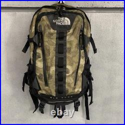 The North Face Backpack Bigshot Camouflage Pattern Khaki 25L From Japan Used