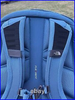 The North Face Backpack Borealis- Mallard Blue (Teal) With Rose Gold Accents