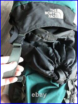 The North Face Backpack Camping Hiking Internal frame Large Green Black