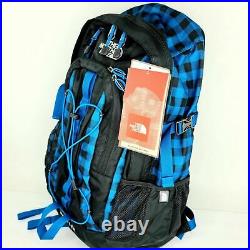 The North Face Backpack Daypack Bag Hiking Camping Casual Black Blue