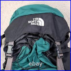 The North Face Backpack Hiking Camping Internal Frame Vintage Green Black Bag