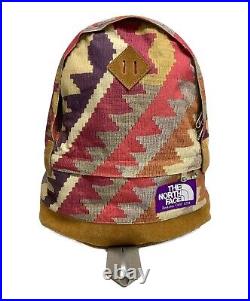 The North Face Backpack NN7005N Brown x multi -color Pre-owned H15xW14.2xD4.3