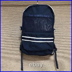 The North Face Backpack Navy Blue One Point Logo 25L P With Pouch Men shoulder T