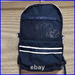 The North Face Backpack Navy Blue One Point Logo 25L P With Pouch Men shoulder T