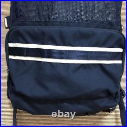 The North Face Backpack Navy Blue One Point Logo 25L P With Pouch Men shoulder T