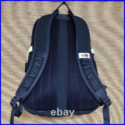 The North Face Backpack Navy Blue One Point Logo 25L P With Pouch Men shoulder T