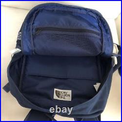 The North Face Backpack Navy Blue One Point Logo 25L P With Pouch Men shoulder T