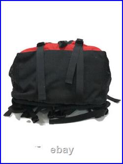 The North Face Backpack Nylon Red Plain M5824