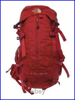 The North Face Backpack Nylon Red Solid M0H17