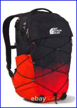 The North Face Backpack One Size Borealis Commuter Laptop Fiery Red Dip Dye 28L