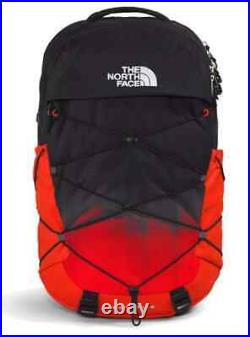 The North Face Backpack One Size Borealis Commuter Laptop Fiery Red Dip Dye 28L