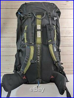 The North Face Backpack Terra 65 Internal Frame Pack Olive Green Black Blue NWOT