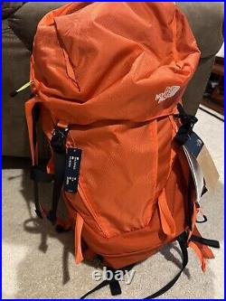 The North Face Backpack Women's Terra 55 Backpacking Orange (New)