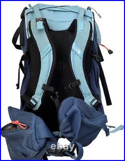 The North Face Backpack Women's Terra 55, M/L, 55L, Reef Water/Shady Blue New