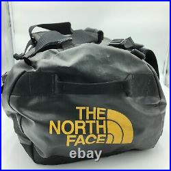 The North Face Base Camp Black Vinyl Duffle Bag Backpack